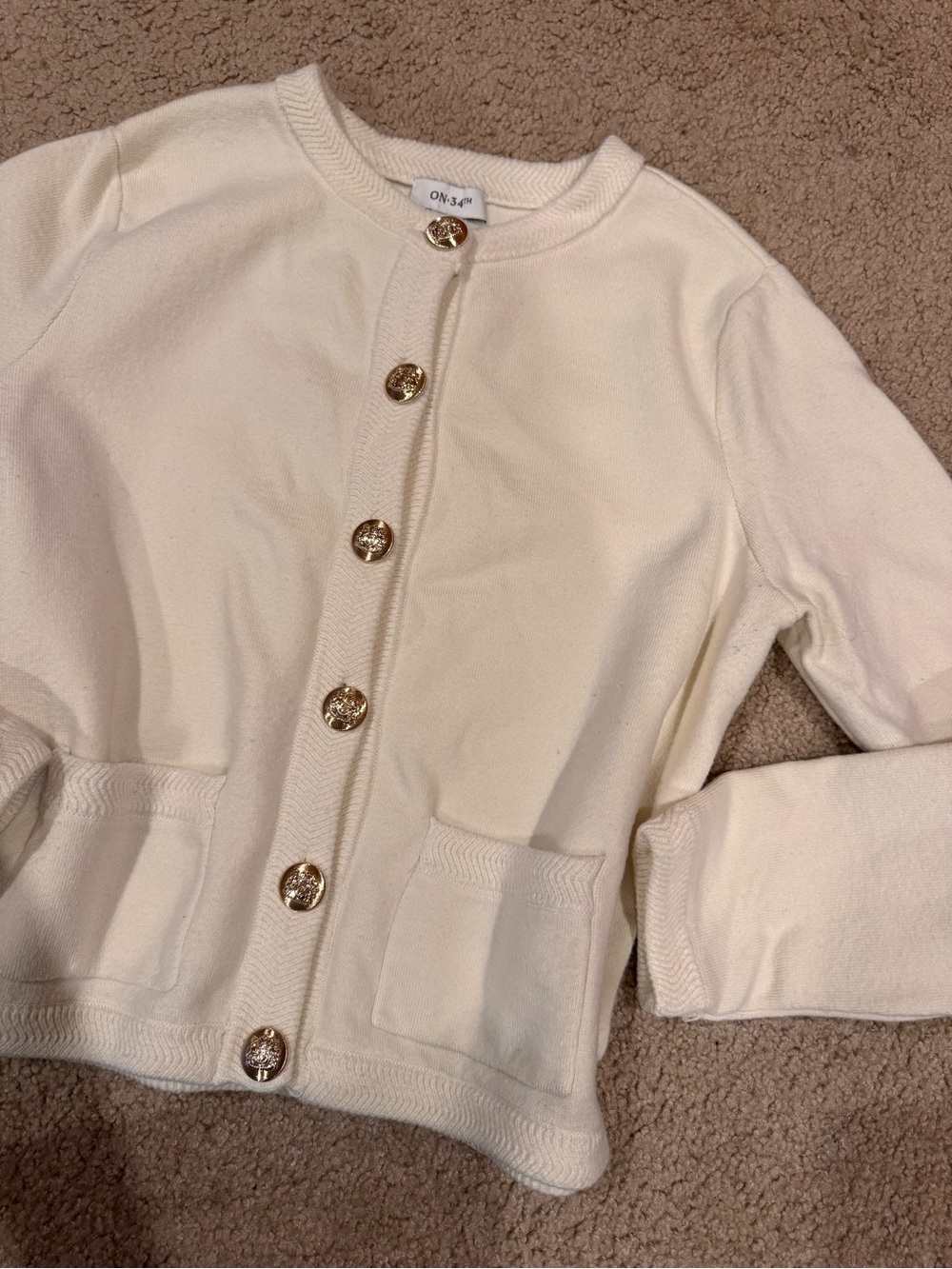 Cream Cardigan - Picture 2 of 2